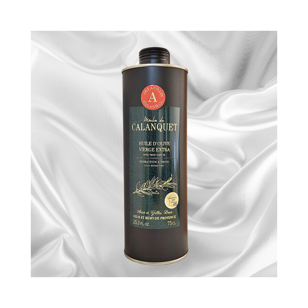 Huile d'olive variété Aglandau 75 cl